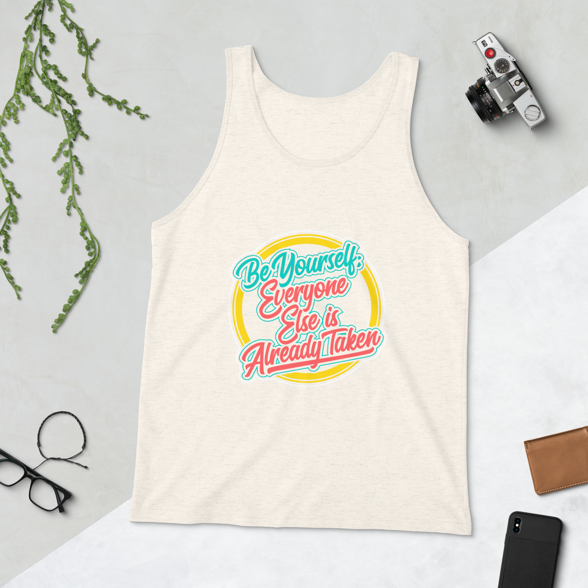 Be Your Self Men Tank Top Shirt