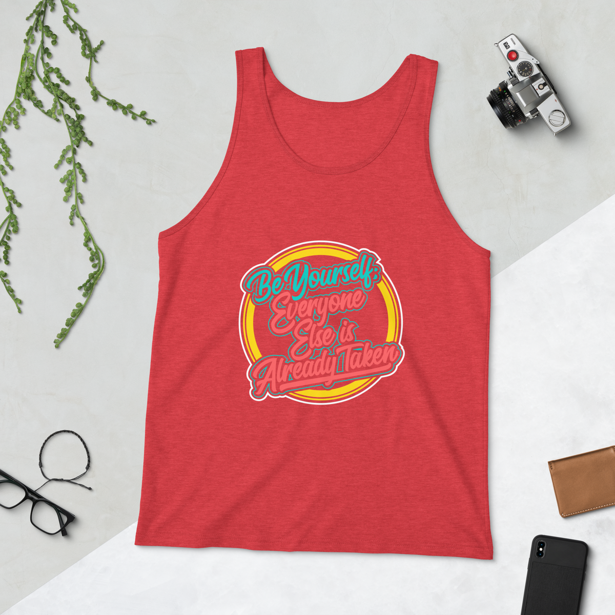 Be Your Self Men Tank Top Shirt