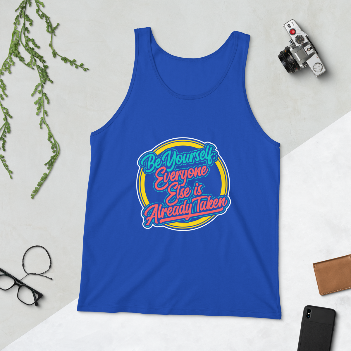 Be Your Self Men Tank Top Shirt