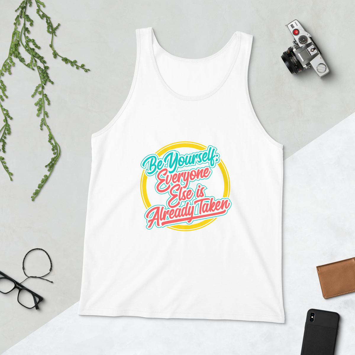 Be Your Self Men Tank Top Shirt