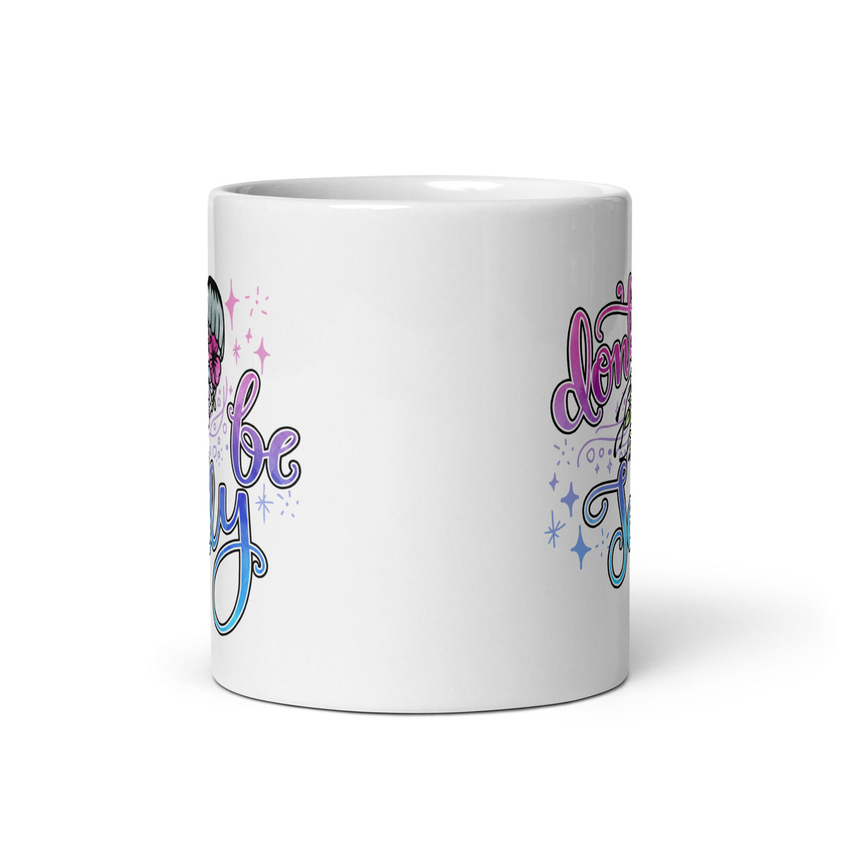 Don't Be Selly White Glossy Mug