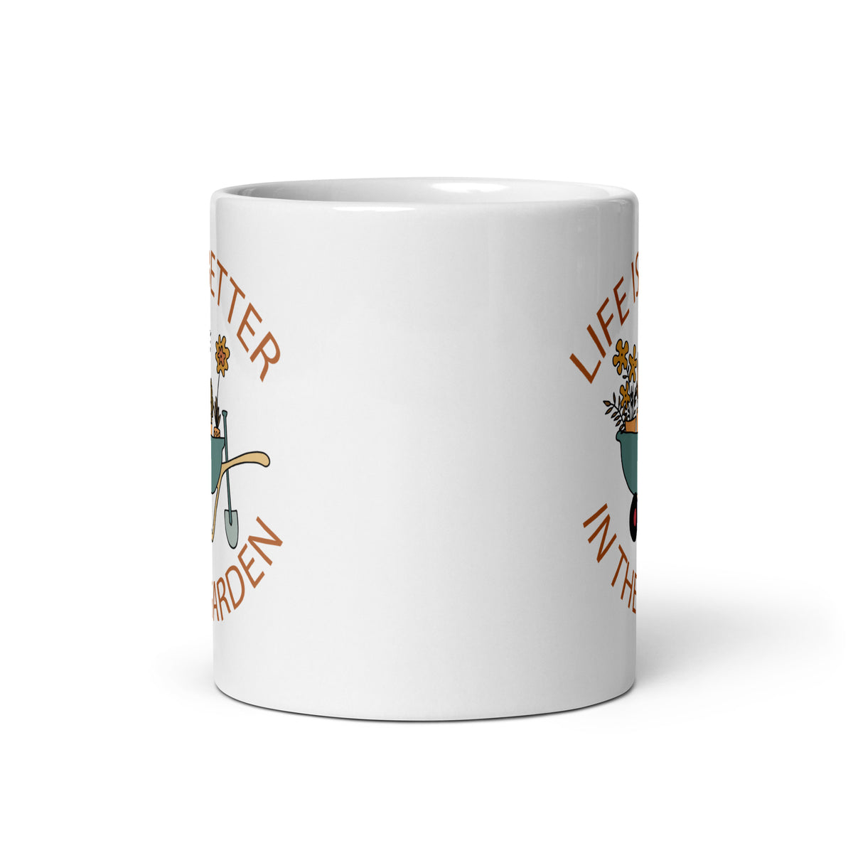 Life Is Better White Glossy Mug