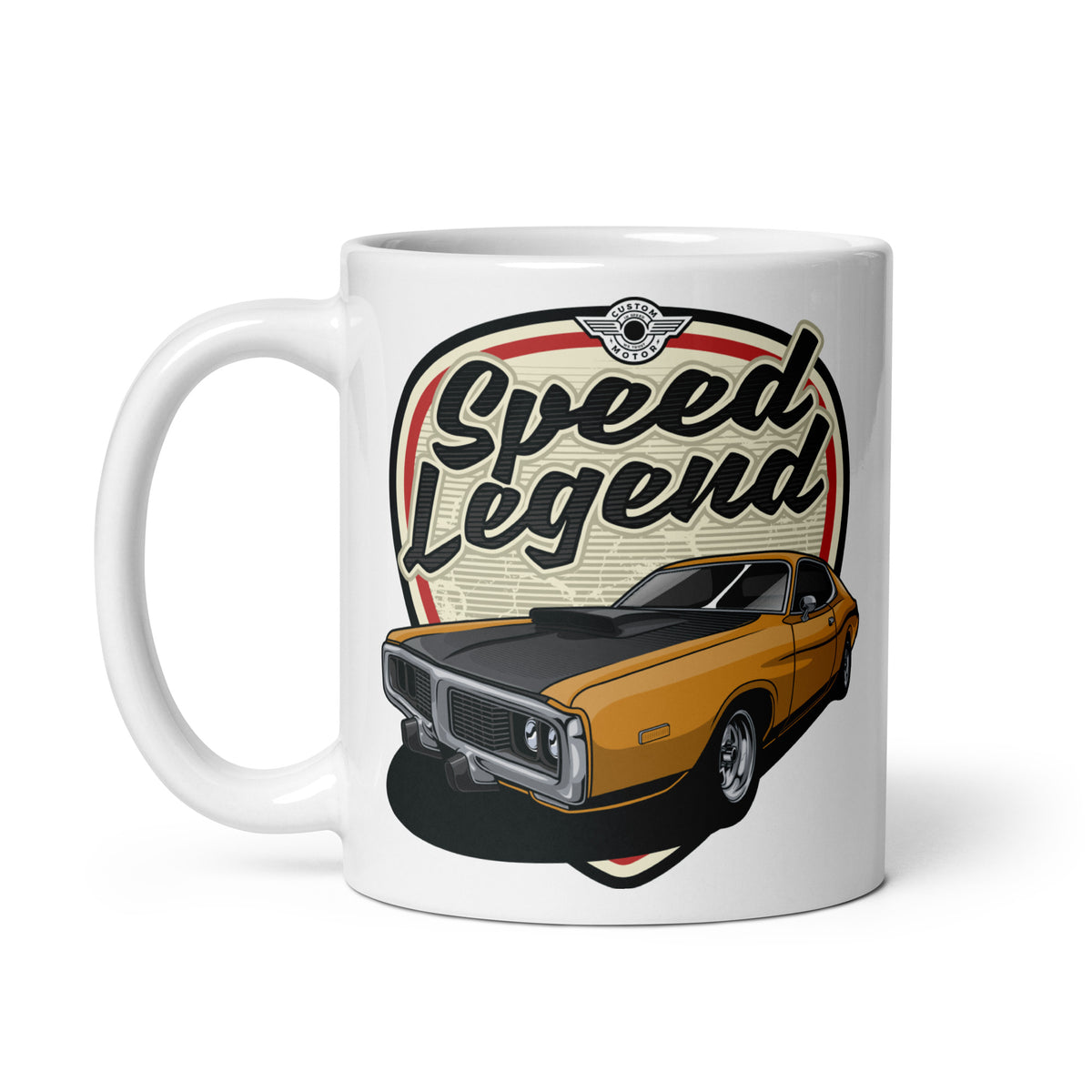 Speed Master White Glossy Mug